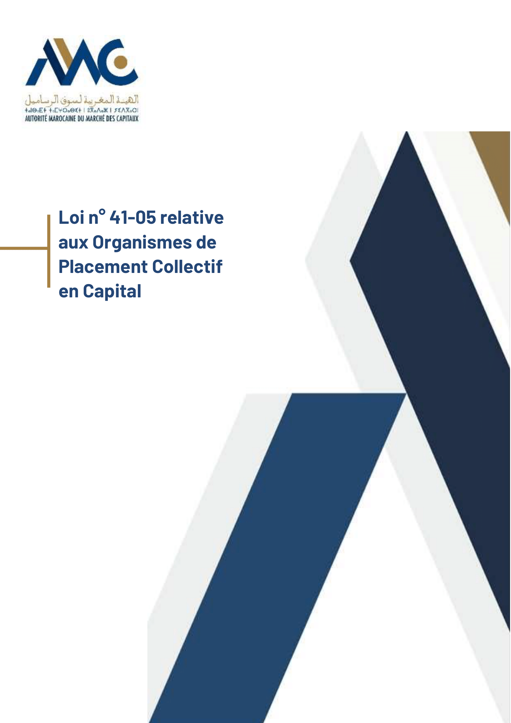 Loi n° 41-05 relative aux Organismes de placement collectif en capital